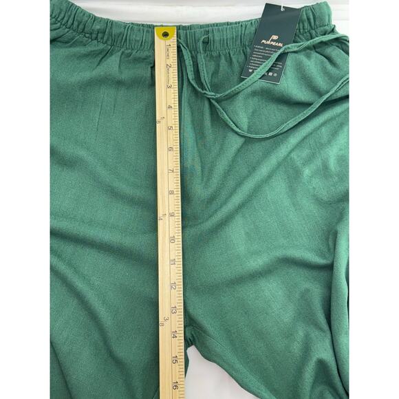 New purpearl green wide leg pants large - Picture 8 of 11